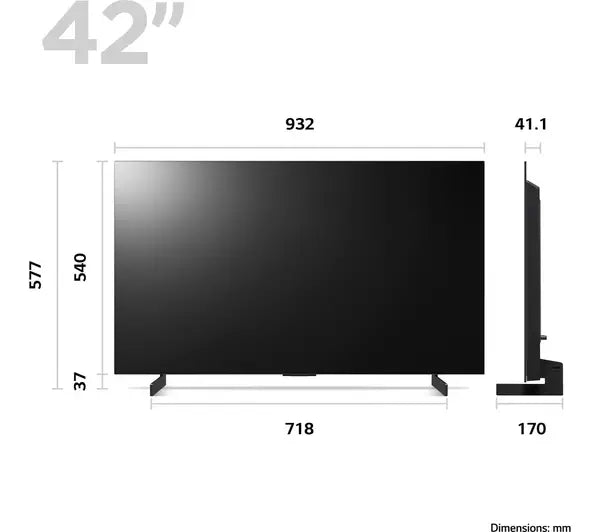 LG 42" C3 OLED EVO 4K Smart TV | OLED42C34LA