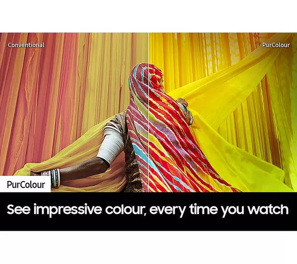 SAMSUNG DU7100 85 inch Crystal UHD 4K HDR Smart TV (2024) - UE85DU7100