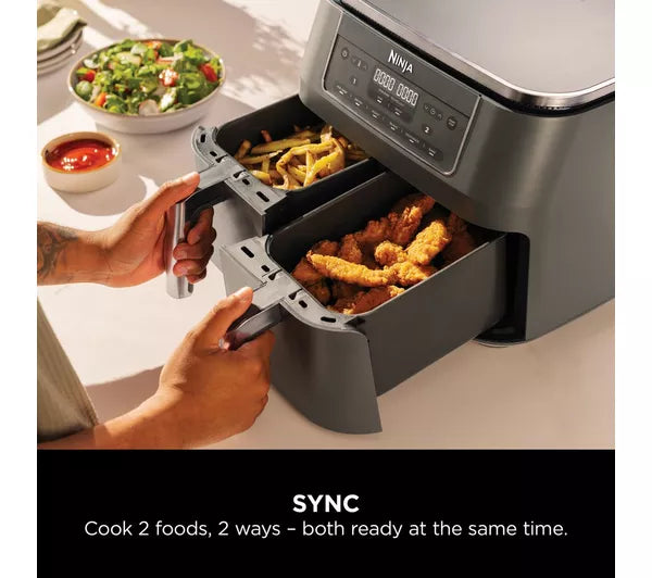 Ninja 6-in-1 Dual Zone 7.6L Air Fryer | DZ300UK