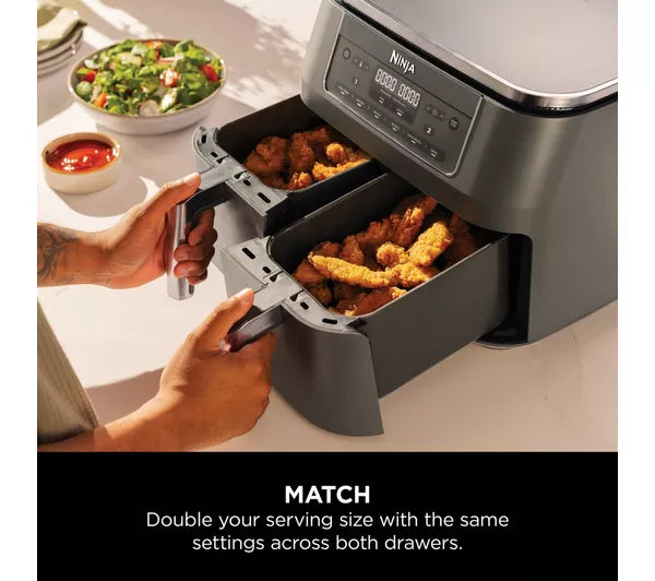Ninja 6-in-1 Dual Zone 7.6L Air Fryer | DZ300UK