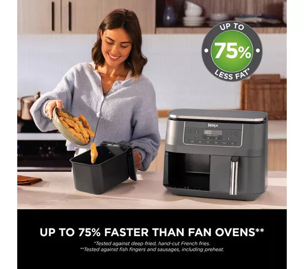 Ninja 6-in-1 Dual Zone 7.6L Air Fryer | DZ300UK