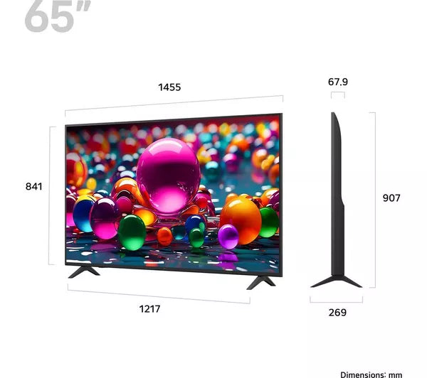 LG 65″ 4K HDR LED Smart TV | 65UA75006LA.AEK