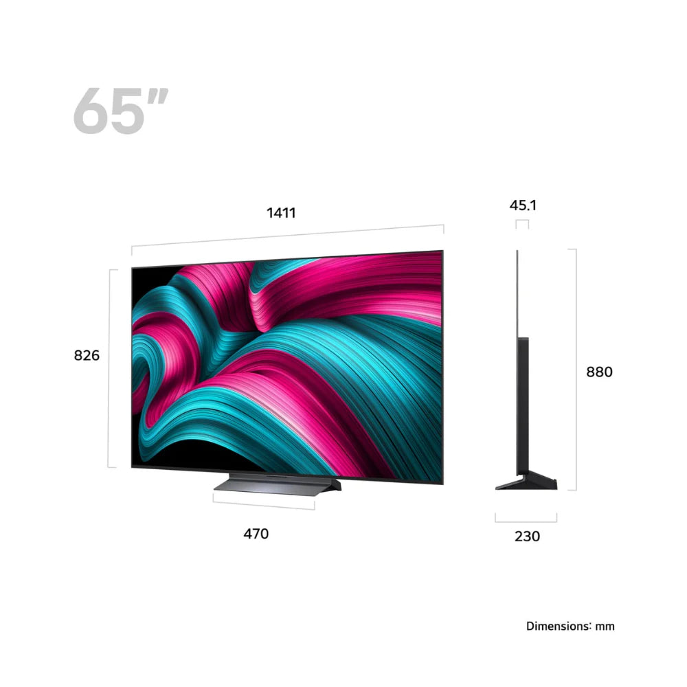 LG 65″ OLED Evo AI C5 4K Smart TV | OLED65C54LA.AEK