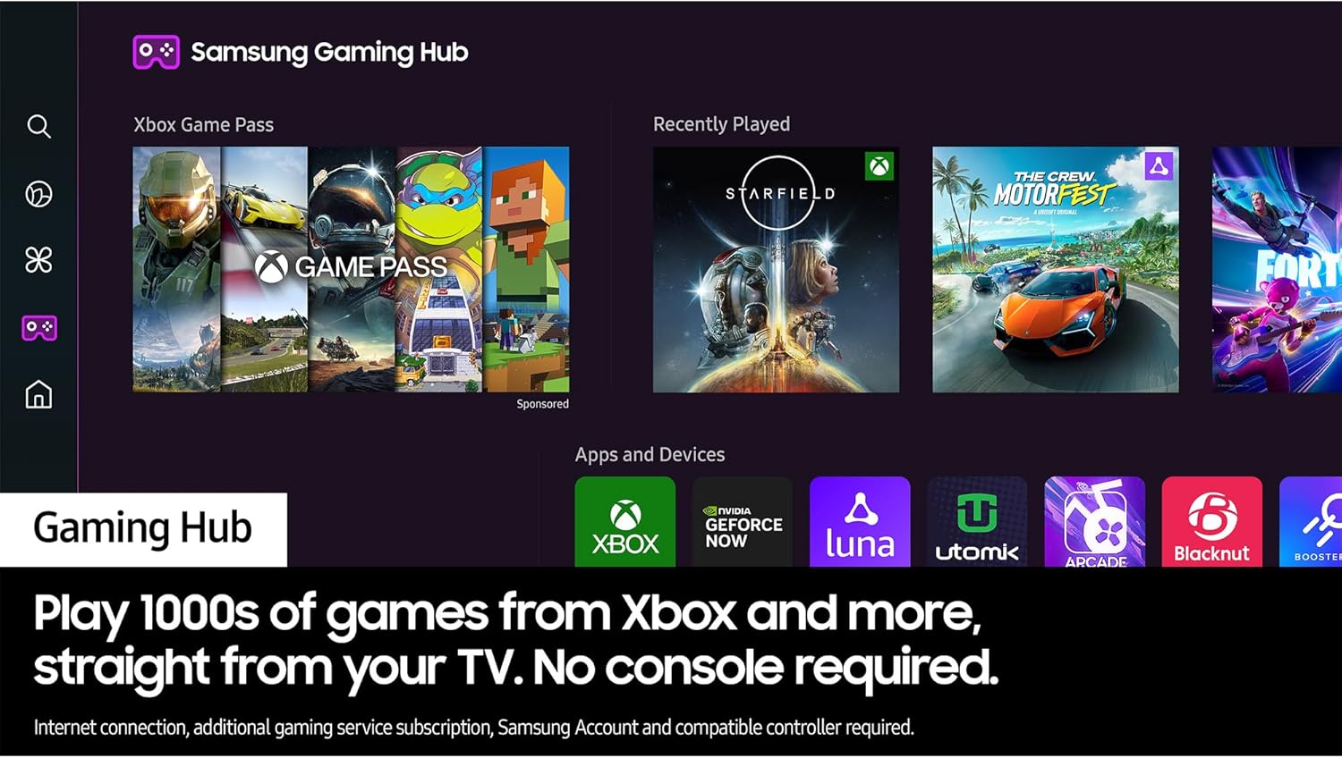 Samsung DU8070 65" Crystal UHD 4K HDR Smart TV (2024) | UE65DU8070UXXU