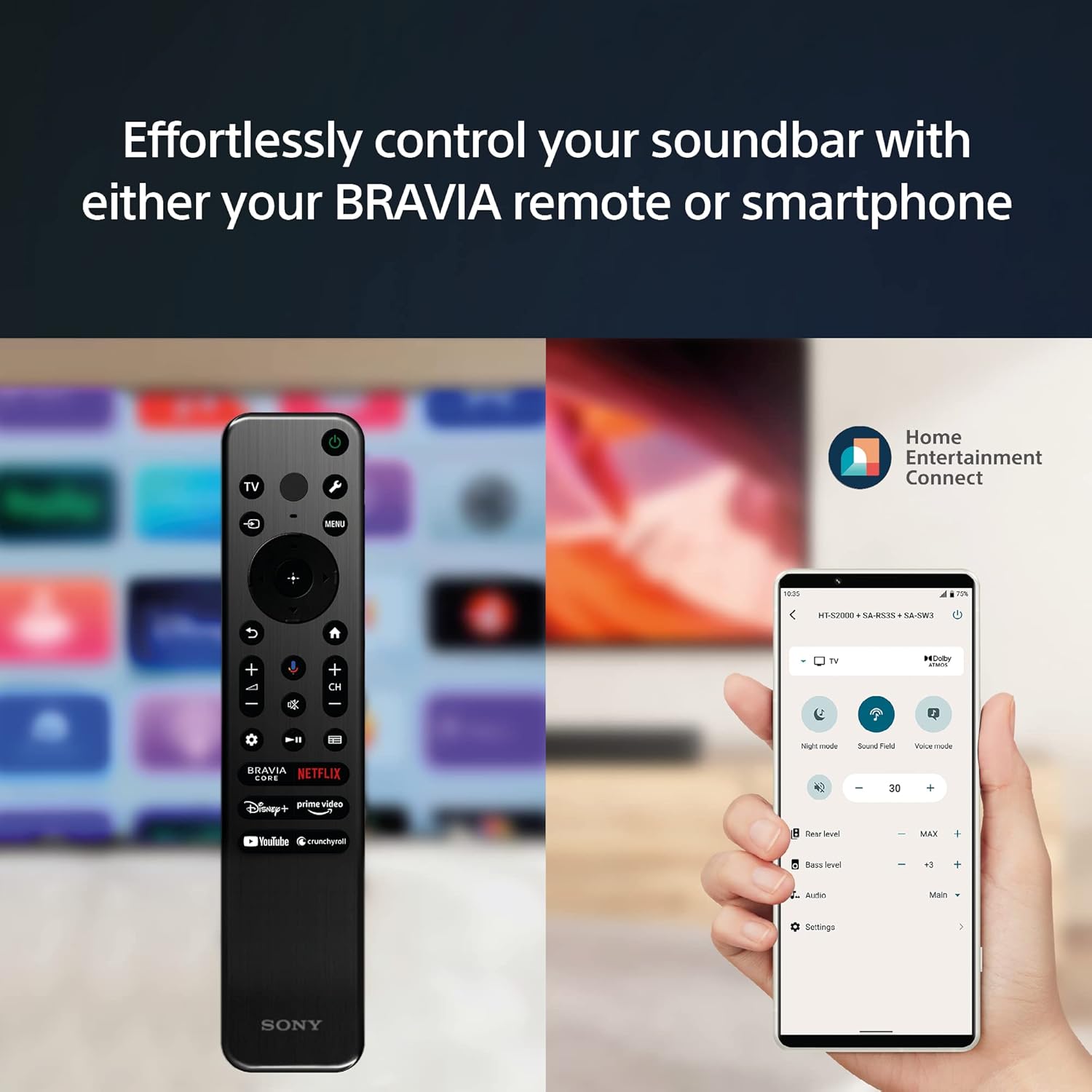 Sony 3.1ch Wireless Bluetooth Soundbar | HTS2000.CEK