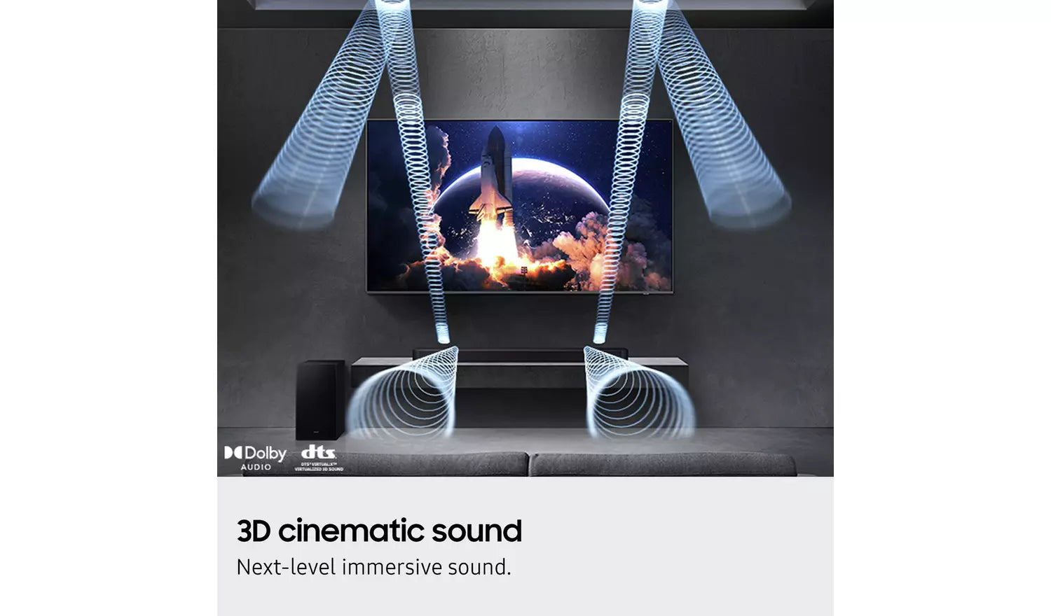 Samsung Q Series Soundbar Black | HW-Q600F/XU