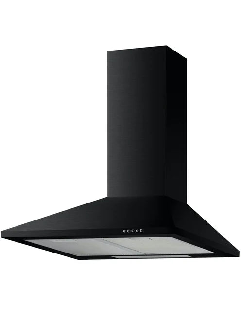 Cata 60cm Black Chimney Hood | UBSCH60BK
