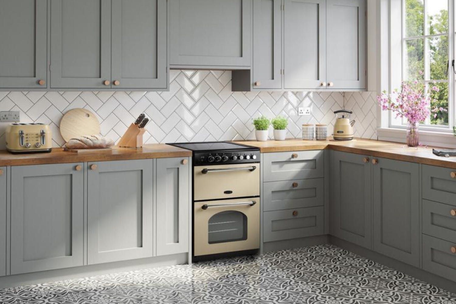 Rangemaster Classic 60cm Induction Cooker Cream | CLA60EICR/C