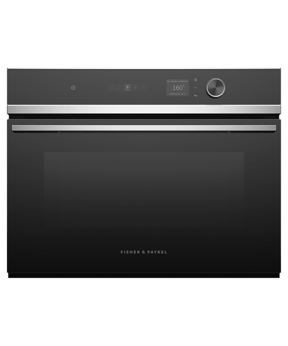 Fisher & Paykel 60cm Series 7 Contemporary Compact Combi-Microwave Oven | OM60NDLX1