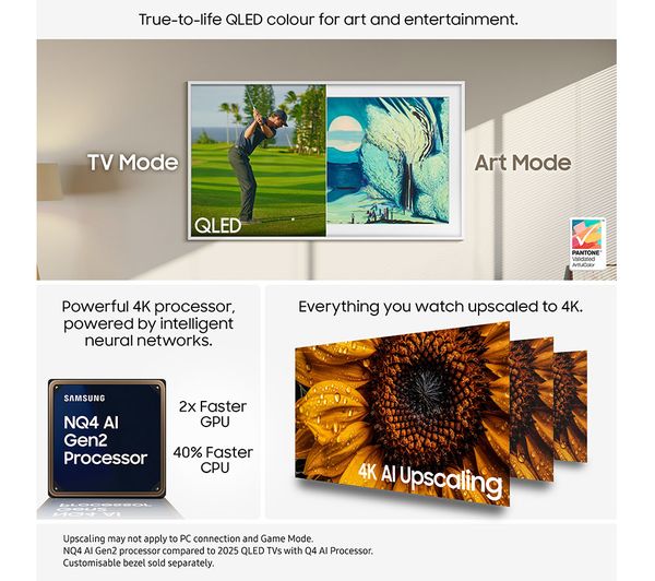 Samsung 50" The Frame QLED 4K Smart TV | QE50LS03FAUXXU