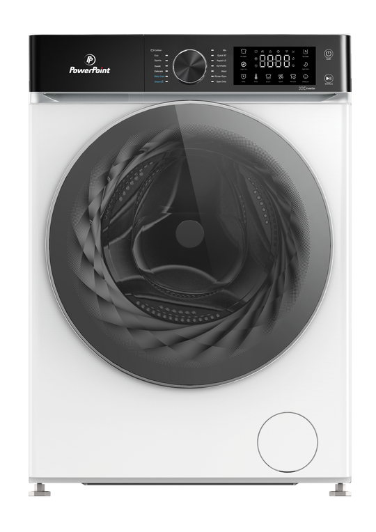 Powerpoint 12KG 1400RPM Inverter Motor Washing Machine White | P351412SKW-A