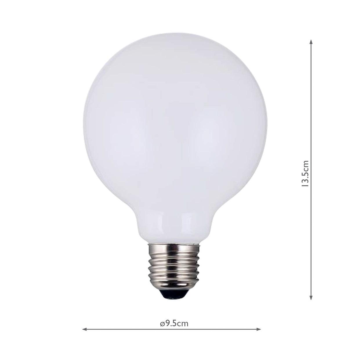 E27 Led Dim Med Globe Lamp 6w 750lm Opal - Peter Murphy Lighting & Electrical Ltd