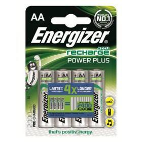 Energizer Rechargeable Batteries AA, Recharge Power Plus, Pack of 4