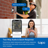 Tapo TP-Link Smart Video Doorbell Camera Wireless 2K | TAPOD210 thumbnail 7