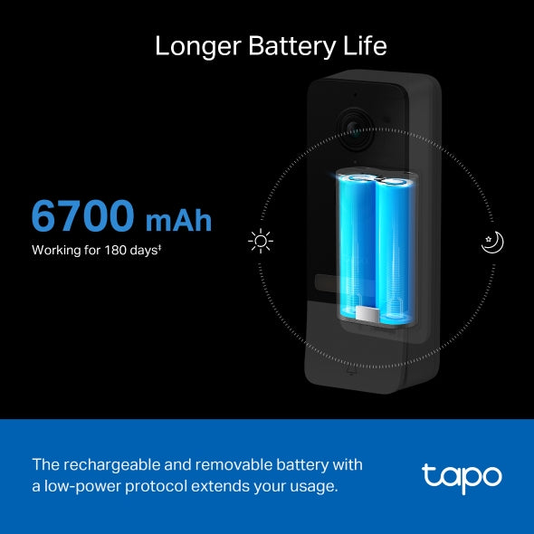 TP-Link Tapo Smart Battery Video Doorbell | TAPOD230S1