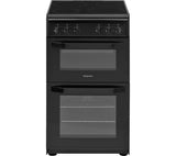 Hotpoint 50cm Twin Cavity Cooker Black | HD5V92KCB thumbnail 1