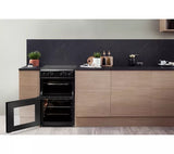 Hotpoint 50cm Twin Cavity Cooker Black | HD5V92KCB thumbnail 4