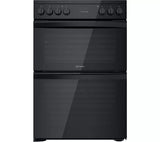 Indesit 60 cm Electric Ceramic Cooker Black | ID67V9KMB thumbnail 1
