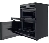Indesit 60 cm Electric Ceramic Cooker Black | ID67V9KMB thumbnail 4