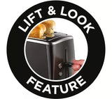 Russell Hobbs 2 Slice Toaster Matte Black | 26150 thumbnail 6