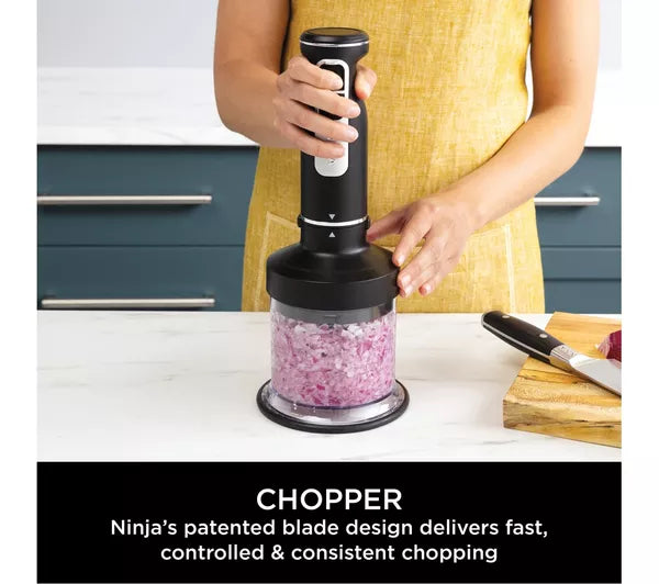 Ninja Foodi 3-in-1 Hand Blender, Mixer & Chopper | CI100UK