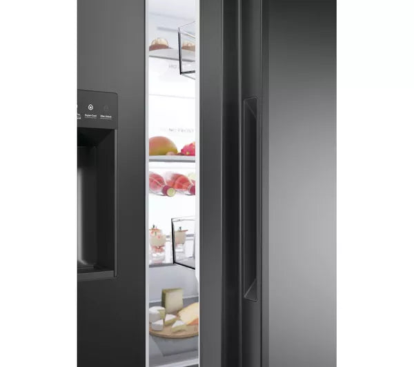 Haier American Fridge Freezers Black | HSW59F18EIPT