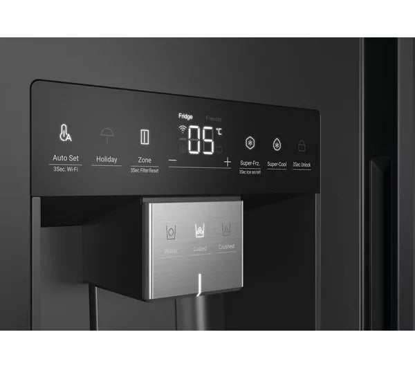 Haier American Fridge Freezers Black | HSW59F18EIPT