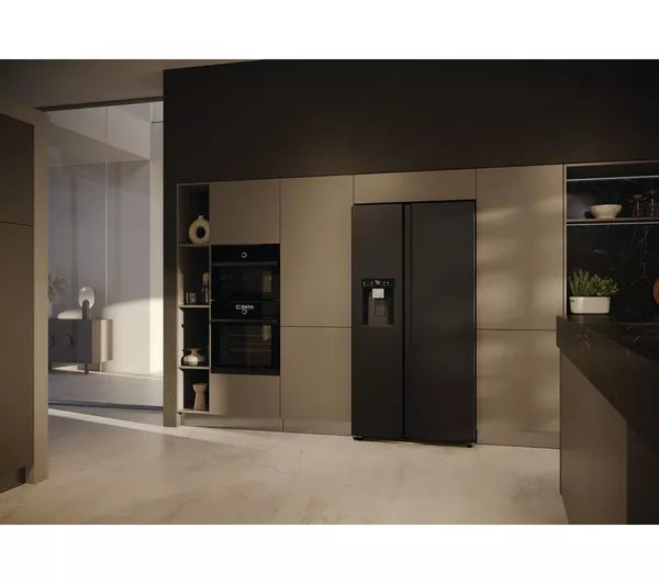 Haier American Fridge Freezers Black | HSW59F18EIPT