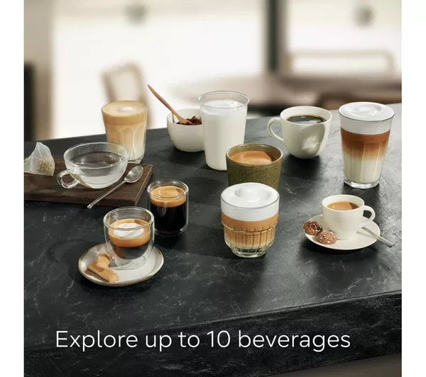 Siemens EQ500 Bean to Cup Coffee Machine Black & Silver | TQ513GB1