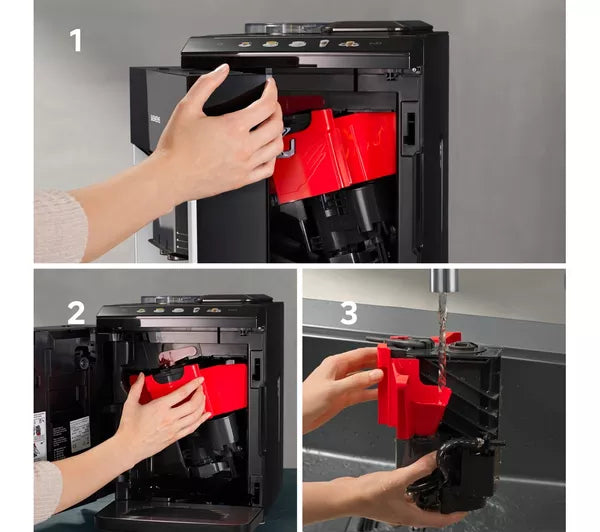 Siemens EQ500 Bean to Cup Coffee Machine Black & Silver | TQ513GB1