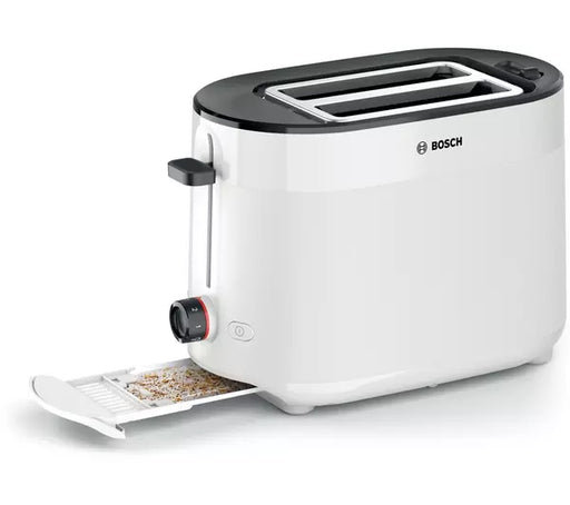 Bosch My Moments Delight 2 Slice Toaster White | TAT2M121GB