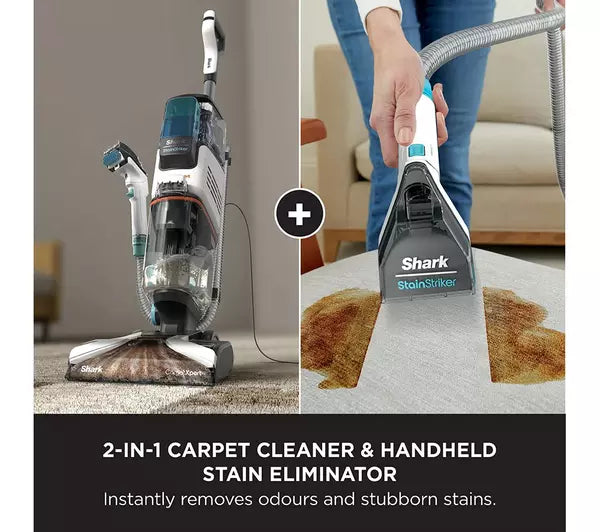 SHARK CarpetXpert with StainStriker Upright Carpet Cleaner l EX200UK