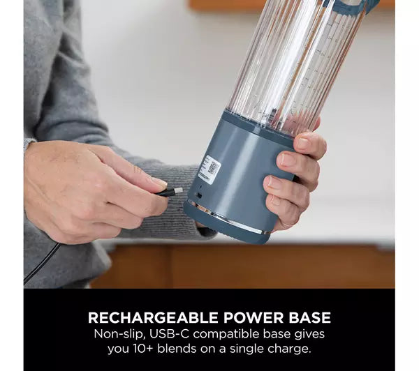 Ninja Blast Cordless Portable Blender Denim Blue | BC151UKNV