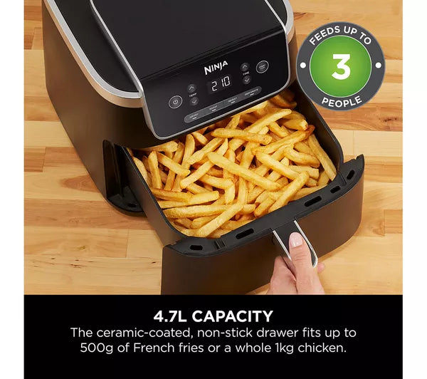 NINJA Pro Air Fryer 4.7L Black | AF140UK
