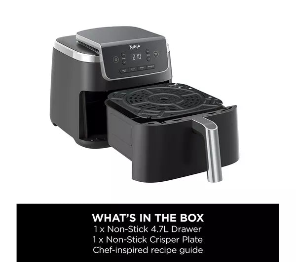 NINJA Pro Air Fryer 4.7L Black | AF140UK