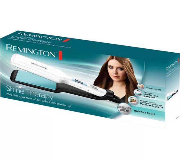 Remington Shine Therapy Wide Plate Straightener | S8550