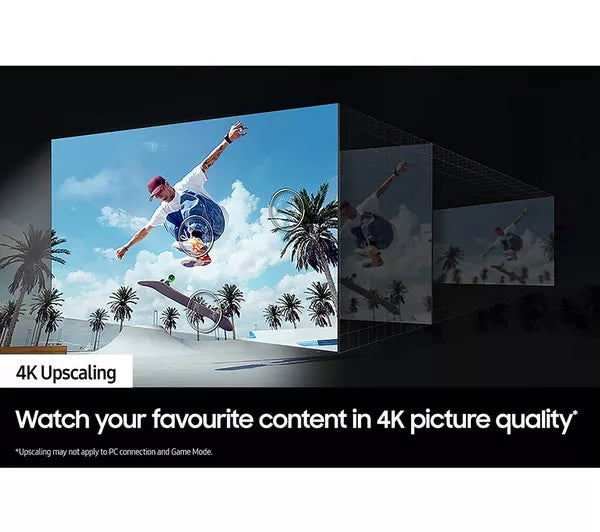 SAMSUNG DU7100 85 inch Crystal UHD 4K HDR Smart TV (2024) - UE85DU7100
