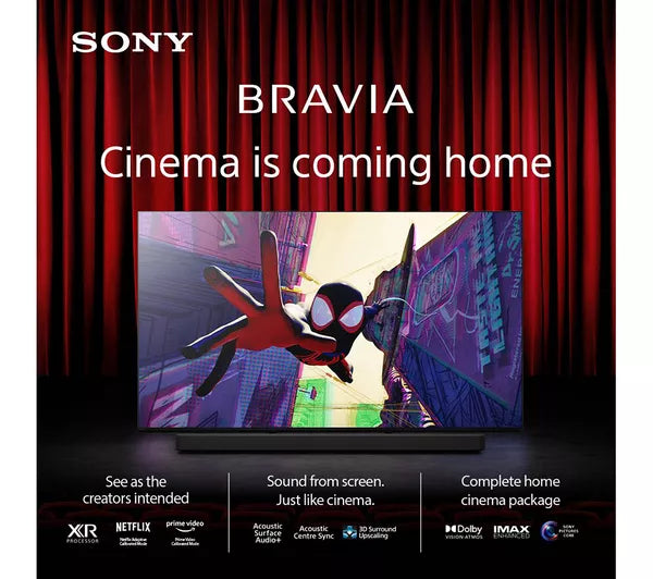Sony XR80 65" Bravia 8 4K Ultra HD HDR OLED Smart TV (2024) | K65XR80U