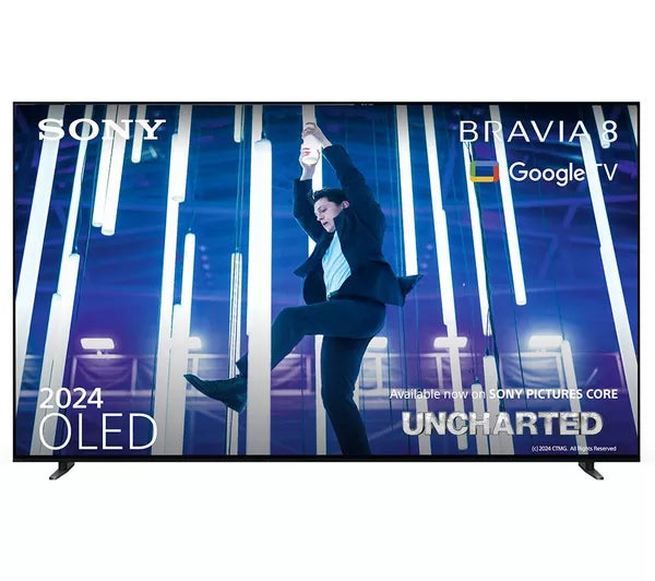 Sony XR80 55" Bravia 8 4K Ultra HD HDR OLED Smart TV (2024) | K55XR80PU