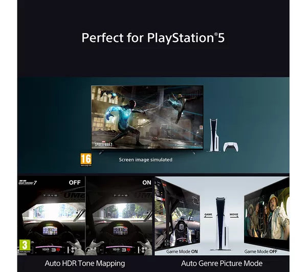 Sony XR80 55" Bravia 8 4K Ultra HD HDR OLED Smart TV (2024) | K55XR80PU