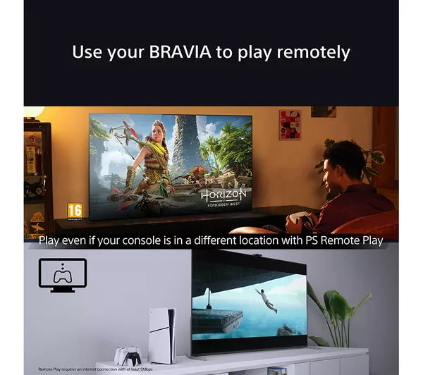 Sony XR80 55" Bravia 8 4K Ultra HD HDR OLED Smart TV (2024) | K55XR80PU