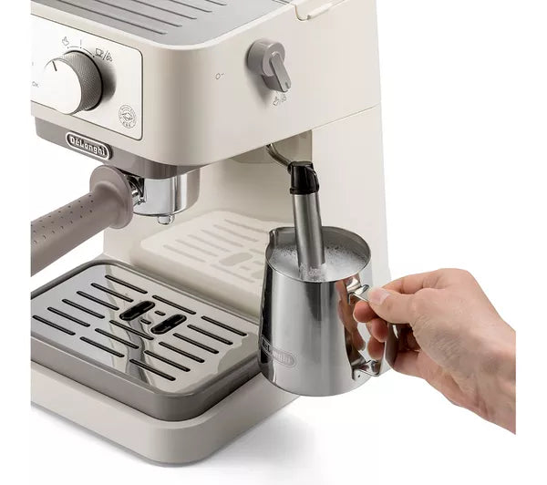 DeLonghi Stilosa Espresso Coffee Machine Cream | EC260.CR
