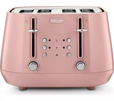DELONGHI Eclettica 4-Slice Toaster Pink | CTY4003.PK thumbnail 1