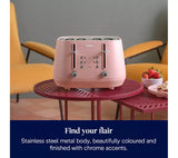 DELONGHI Eclettica 4-Slice Toaster Pink | CTY4003.PK thumbnail 2