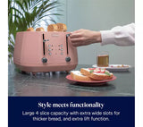 DELONGHI Eclettica 4-Slice Toaster Pink | CTY4003.PK thumbnail 3