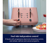 DELONGHI Eclettica 4-Slice Toaster Pink | CTY4003.PK thumbnail 5