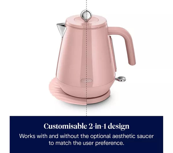 DeLonghi Eclettica Kettle Pink | KBY3001.PK