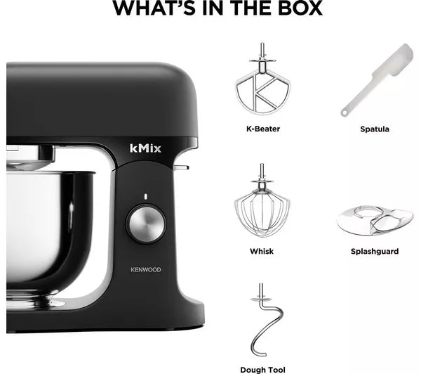 Kenwood kMix Calm Stand Mixer Black | KMX751ABK