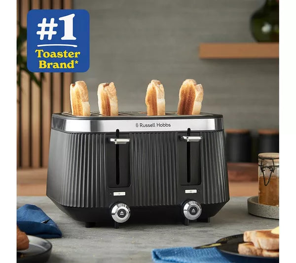 Russell Hobbs Bronte 4 Slice Toaster Black | 26770