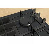 Bosch Series 4 60 cm Gas Hob Black | PNP6B6K40 thumbnail 2